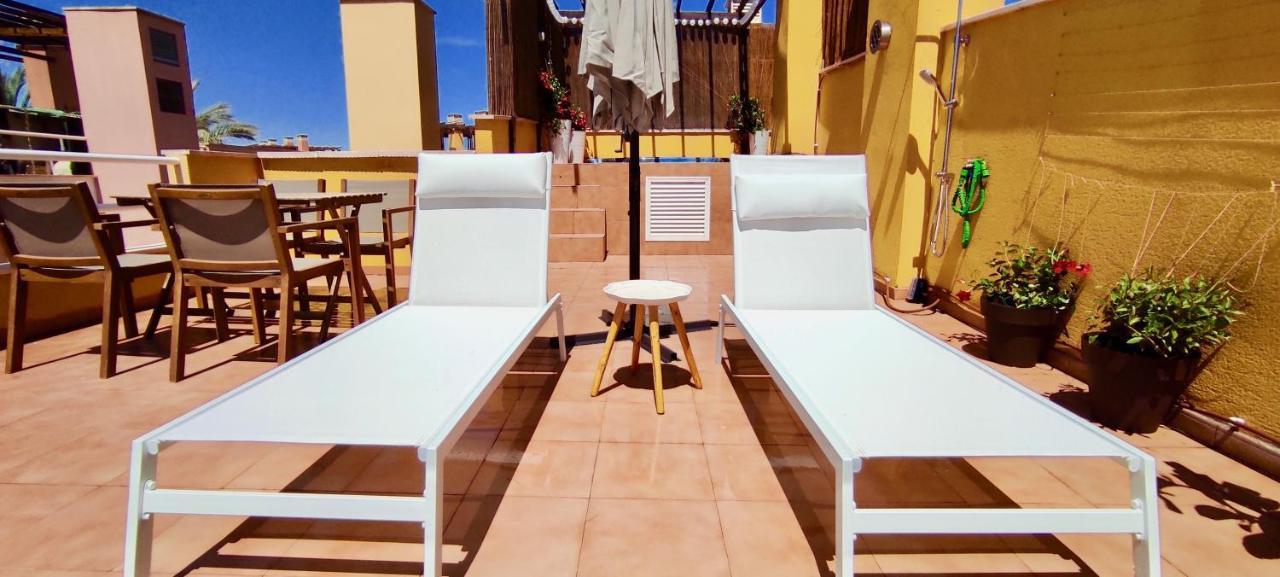 Agua Marinas - Tu ático con Jacuzzi Privado! Vera Exterior foto