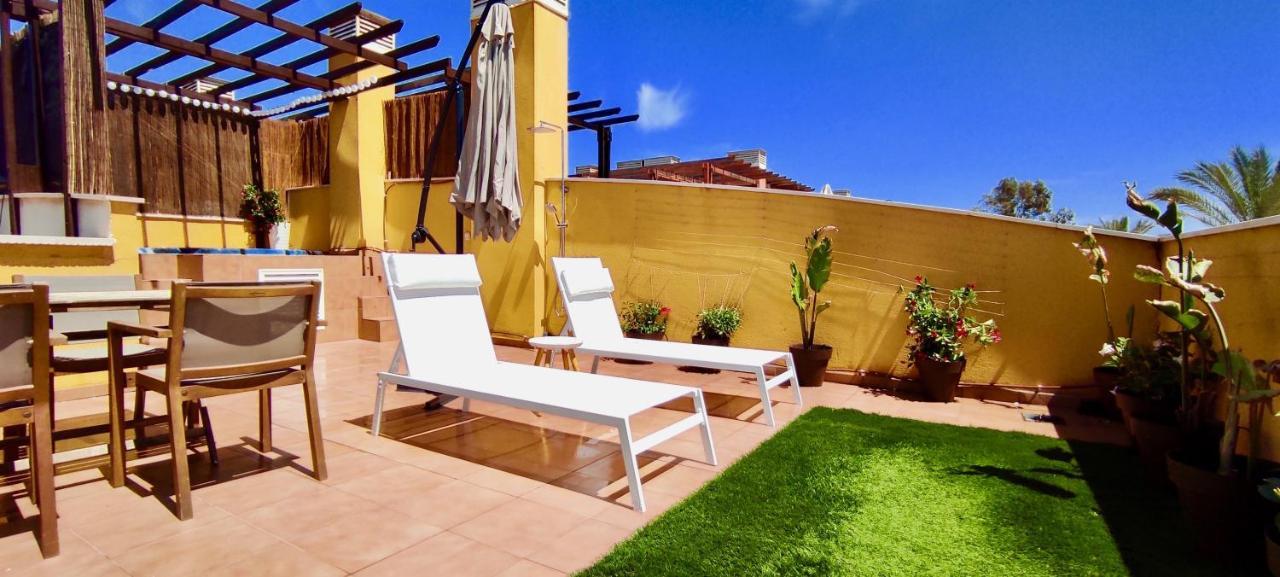 Agua Marinas - Tu ático con Jacuzzi Privado! Vera Exterior foto